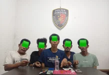 Digerebek di Talang Mandi, Lima Pengguna Sabu Diciduk Polisi