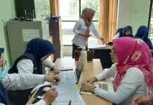 Dinas Koperasi dan UKM Bengkalis Lakukan Cek Kesehatan Gratis