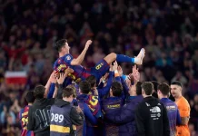 Barcelona vs Real Betis 3-1: Momen Perpisahan Lewandowski Jadi Malam Emosional