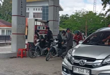 Pembatasan Pertalite Belum Pengaruhi Antrean SPBU Bengkalis