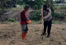 Polsek Kawasan Pelabuhan Cek Lahan Jagung Dukung Ketahanan Pangan