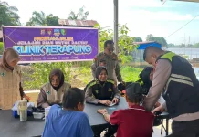Program JALUR Polda Riau Sentuh Warga Pesisir Teluk Leok