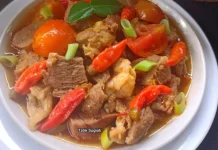 Cara Membuat Tengkleng Kambing Santan Pedas ala Rumahan