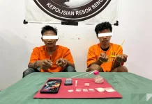 Dua Pengedar Sabu 10,70 Gram Dibekuk di Duri Barat