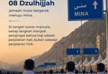Sebanyak 1.405 Jemaah Haji Khusus Arminareka Bergerak menuju Mina