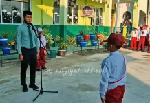 Siswa Kelas II A SDS Aisyiyah Bengkalis Ukir Sejarah Jadi Petugas Upacara Perdana