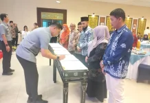 Polbeng Hadiri Penandatanganan Kerja Sama Penguatan Sentra Kekayaan Intelektua