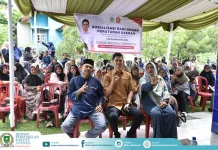 Sosialisasikan Ranperda Kabupaten Layak Anak di Desa Simpang Padang