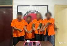 Tenaga Outsourcing PUPR Bengkalis Diciduk Polisi, 4 Positif Sabu