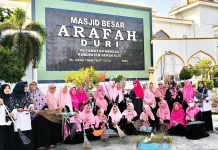 IPARI Bengkalis Gelar Aksi Bersih Masjid Sempena Harlah ke -3
