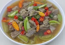 Asem-Asem Daging Kuah Segar dan Gurih