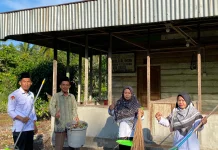 IPARI Kepulauan Meranti Gelar Aksi Penanaman Pohon dan Bersih Rumah Ibadah