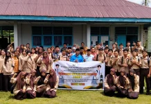KUA Tasik Putri Puyu Tanamkan Moderasi Beragama Melalui BRUS di SMK Bina Meranti