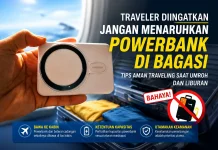 Traveler Diingatkan Tidak Menaruh Powerbank di Bagasi