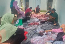 MTsN 3 Bengkalis Sembelih 1 Ekor Sapi dan 4 Ekor Kambing Kurban Iduladha 1447 H