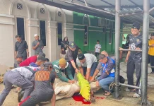 Kemenag Kepulauan Meranti Sembelih 2 Ekor Sapi, Perkuat Semangat Kepedulian