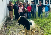 Pelaksanaan Kurban Pedana di RRI SP Bengkalis Penuh Makna dan Kebersamaan