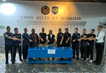 Razia Rutin Lapas Bengkalis Sita Sejumlah Barang Terlarang