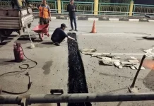 PUPR Siak Perbaiki Sambungan Jembatan Demi Keselamatan Pengguna