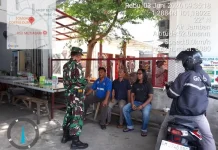 Komsos Babinsa 03/Mandau Upaya Perkuat Wawasan Kebangsaan Warga