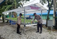 Polsek Pelabuhan Dumai Rawat dan Dukung Ketahanan Pangan Nasional