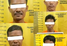 Kadus dan PNS Satpol PP Bengkalis Positif Sabu, Lima Orang Diamankan