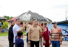 Puting Beliung Porak-Porandakan SMPN 1 Banlak, Pemda dan DPRD Bergerak Cepat