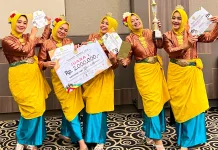 Penari Veteran Bengkalis Juara I Tari Zapin Melayu Riau