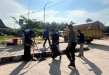 Sinergi Instansi, Pelabuhan Roro Dumai Gelar Gotong Royong