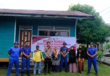 Sambut Hari Bhayangkara ke-80, Polres Bengkalis Bedah Rumah PHL
