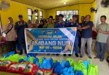 Program JALUR Polairud Riau Salurkan Sembako dan Bibit di Siak