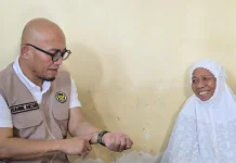 Kemenhaj Bantuan Kemanusiaan kepada Jemaah Haji Aceh Terdampak Banjir