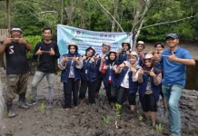 Mahasiswa KKN UNRI Perkuat Konservasi Mangrove Bersama Masyarakat Bengkalis