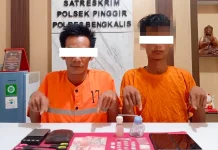 Digerebek di Kebun Sawit, 24 Paket Sabu dan 2 Pengedar Dibekuk