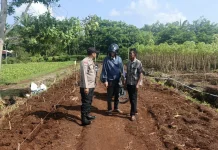 Polisi Cinta Petani Sambangi Kebun Ubi, Semangati Swasembada Pangan