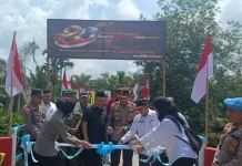Jembatan Merah Putih Presisi Resmi Digunakan, Hubungkan Dua Desa di Bengkalis