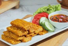 Tempe Ungkep Sambal Ulek Bawang Kecap, Sajian Sederhana dengan Cita Rasa Gurih