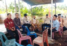 Babhinkamtibmas Ajak Warga Muntai Barat Manfaatkan Lahan Kosong