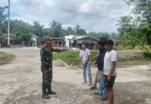Babinsa Sungai Selari Ajak Warga Perkuat Nilai Pancasila lewat Sosialisasi