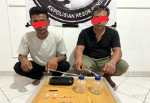 Satresnarkoba Bengkalis Amankan Dua Penyalahguna Sabu