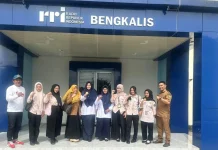 Lima Siswi SMKN 1 Bengkalis Mulai Magang di RRI