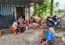 Bhabinkamtibmas Desa Suka Maju Gencarkan Gerakan Ketahanan Pangan