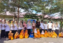 LAMR Bengkalis Tanamkan Nilai Budaya Melayu kepada Siswa SDN 16 Bantan