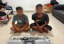Polsek Mandau Bekuk Dua Terduga Pelaku Curat, Piano Dicuri Disita