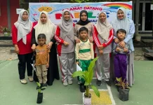 SDN 4 Bengkalis Tanamkan Cinta Lingkungan saat MPLS