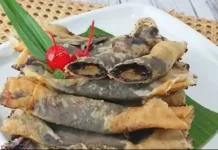 Pisang Cokelat Lumer, Camilan Renyah dengan Isian Saus Cokelat Homemade