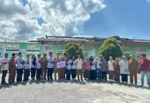 PGRI Bengkalis Salurkan Donasi Korban Puting Beliung Bandar Laksamana