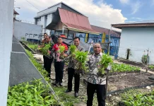 Kalapas Bengkalis Panen 100 Kg Kangkung Dukung Ketahanan Pangan