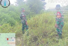 Babinsa Mandau Tingkatkan Patroli Cegah Karhutla sejak Dini