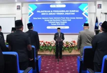 Perkuat Tata Kelola dan Inovasi Kampus, Polbeng Lantik Pejabat Struktural